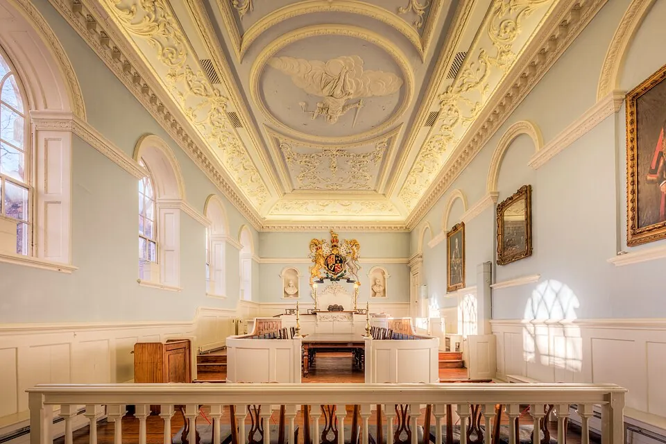 Here is an hdr photograph taken from the courtroom inside Beverley Guildhall. Located in Beverley, East Riding of Yorkshire, England.